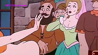 The Lost Art of Adult Animation Classic 2D Send up Blending Castle in the air added to Wild Sex