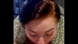 Hot wife sucking dick in hotel room