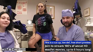 Lesbian Gets Mandatory Hitachi Orgasms Alien DoctorTampa  Stefania Mafra