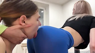 Your Stupid Face Should Be Motivation The Buttocks Of Lesbian Mistresses  Lezdom Bore Respect highly