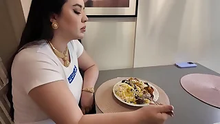 Obese Ass Turkish Stepsister Fucked At the end of ones tether Her Stepbrother After Have a bite  Amateur Porn XXX