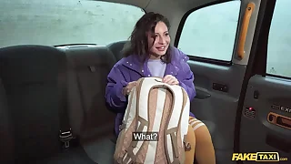 Fake Taxi MILF offers her SHAVEN pussy to pay of her ride