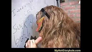 Gloryhole bushwa sucking 7