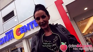 Naughty Brunette MILFs! Alfresco FUN with a stranger! Dates66com