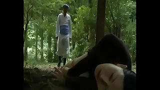 Japanese Adulate Story is seduced in public toilet and fucked outside