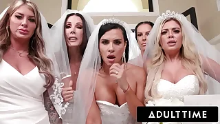 ADULT TIME  Big Mamma MILF Brides Discipline Big Dick Wedding Planner With INSANE REVERSE GANGBANG!