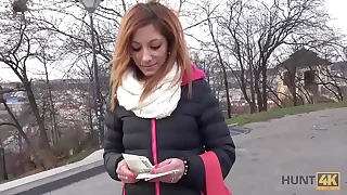 HUNT4K Jenifer Whitehot spreads her legs coupled with gets screwed for large letter