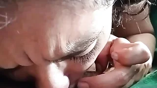 I drool his flannel with a blowjob to incubate on him for a while