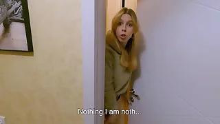 Brother Roughly Uses Slutty Stepsisters Pussy