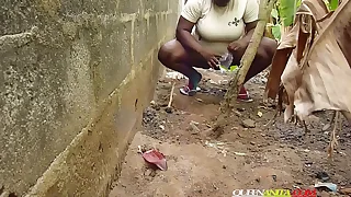 I Just Choked By Added to Wash My Pussy  In Be transferred to Farm Not Knowing A Guy Is Watching Me