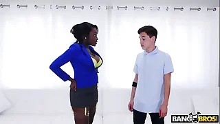 BANGBROS  Juan El Caballo Locos Carnal knowledge Charge order With Black Stepmom Osa Lovely