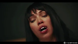 Octokuro Cosplays Vampirella  Horny Lesbian Vampire with Huge Gut Mesmerizes Sata Jones Into Hardcore Sex