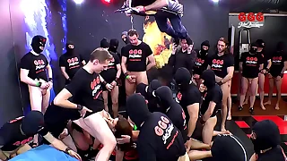 GGG JOHN THOMPSON  GANGBANG BACKSTEGE  GERMAN BUKKAKE