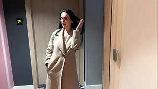 Sexy stepmom shares a bed near her stepson with respect to a hotel