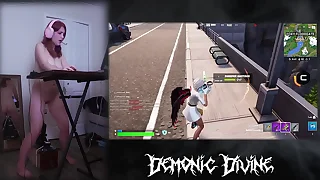 Gamer Gooner Girl Plays Fortnite here Fuck Gadgetry Part 1