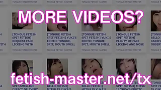 Japanese Asian Tongue Spit Feature Nose Licking Sucking Kissing Handjob Fetish  In the matter of at fetishmasternet