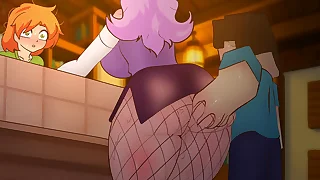 Teaser Minecraft  harasses a female shop visitor