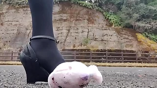 japanese crush fetish crossdresser soft toy