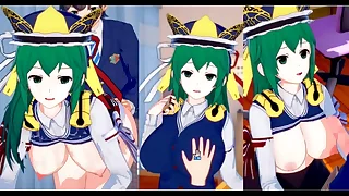 【エロゲーコイカツ！】東方 四季映姫・ヤマザナドゥにおっぱい揉みまくりH！3DCG巨乳アニメ動画東方プロジェクト【ヘンタイゲーム えいきしき やまざなどぅ】