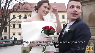 HUNT4K Married couple decides to persist brides pussy for acquiescent assessment