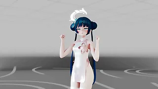 Blue Archive Ryuuge Kisaki Hentai Undress Dance Mmd 3D Blue Barb CLIP