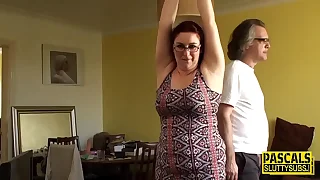 Bound chubby have seats milf