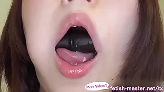 Japanese Asian Tongue Spit Circumstance Nose Licking Sucking Kissing Handjob Charm  More on tap fetishmasternet