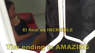 Horny neighbor caught thumb the window She secretly spied on my neighbor while she masturbates she has a beautiful pussy and it looks very wet she sees that she is very slutty and wants big cocks In the do away with he spoke yon him