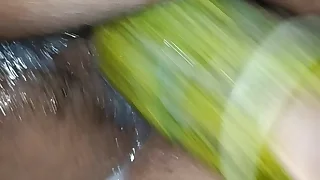 I inserted a 9 inch cucumber into my pussy today
