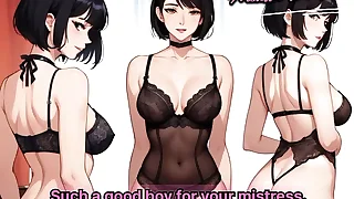 Mistress wants to dress you up like her fucktoy and help you train just about a strapon FEMINIZATION ROLEPLAY  AI GENERATED