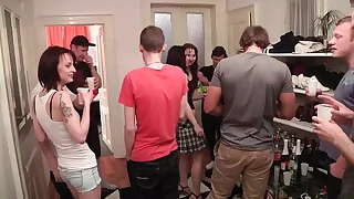 Horny sluts getting fucked in orgy certificate party