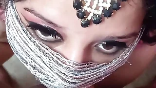 Horny desi College girl sucking  unearth  be proper of Tichar  night