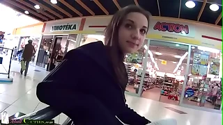 Tight Teen gets fucked at the mall