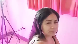 This older lady gives you abdominal training classes while you only think about gender her
