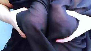 desi hot girlfriend sex with cucumber later on boyfriend coming late
