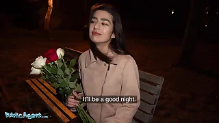 Public Agent Aaeysha gets fucked on Valentines Day in a hotel room