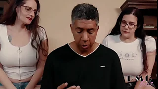 MILF AND A GILF SHARE A BLACK Flannel