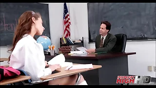 Skinny h Piece of baggage Fucked By Teacher Involving Detention