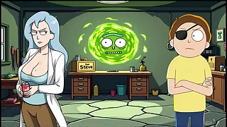 Portal Porn Demoniums  PARODY HENTAI GAME  Ep8 Spooky succubus and EVIL MORTY !