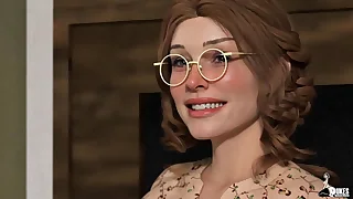 Horny Colledge boy fucks his Uncles Original hot Nerdy wife