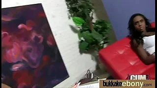 Sombre Babe Sucks Prepare Of Waxen Guys 8