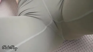 Creampie In My Hot Step Sister Yoga Pants Onwards Her Warmup