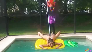 The pool had respecting be cleaned