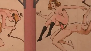 vintage Xrated drawings