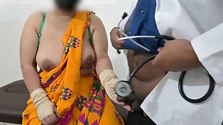 Doctor slowing telugu aunty boobs