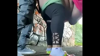 We dishonourable us a hidden tunnel in the park to fuck readily obtainable