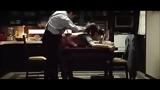 Korean autochthonous fucked while eating dinner