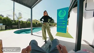 VR Conk Redhead Kim Sucks A Huge Flannel Strong the ocean In the matter of The Cosplay Parody Kim Possible pt1