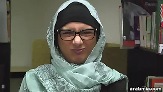 Mia Khalifa Takes Off Hijab and Clothes in Library mk13825