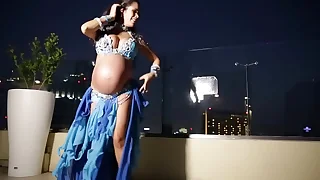 Pregnant Belly Dancer